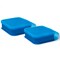 Silipint: Silicone Go Go Bowls: 2pk Sandwich Size: Deep Pool - Unbreakable, Microwavable, Flexible, Attached Lid, Travel